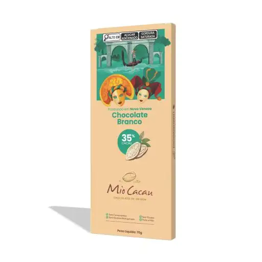 CHOCOLATE BRANCO 35% CACAU 80 GR