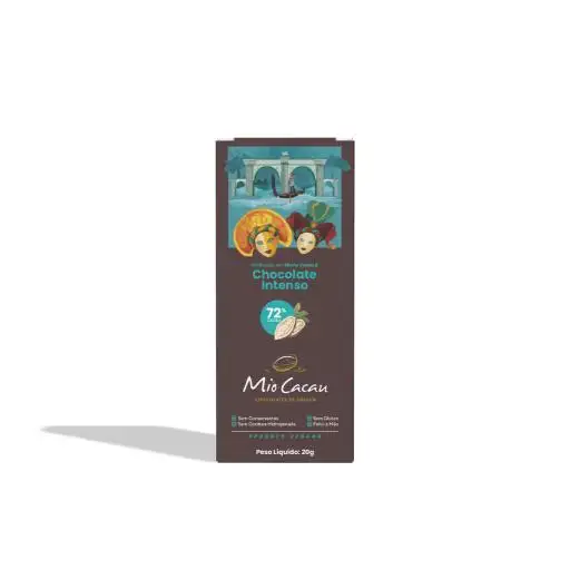 CHOCOLATE INTENSO 72% CACAU  20 GR