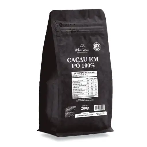 CACAU EM PÓ  100% NATUTAL - PARA PREPAROS E CONFEITARIA 200G