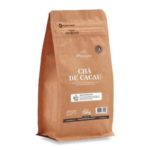 CHÁ DE CACAU FINO - CASCA DA AMÊNDOA DE CACAU - 200G