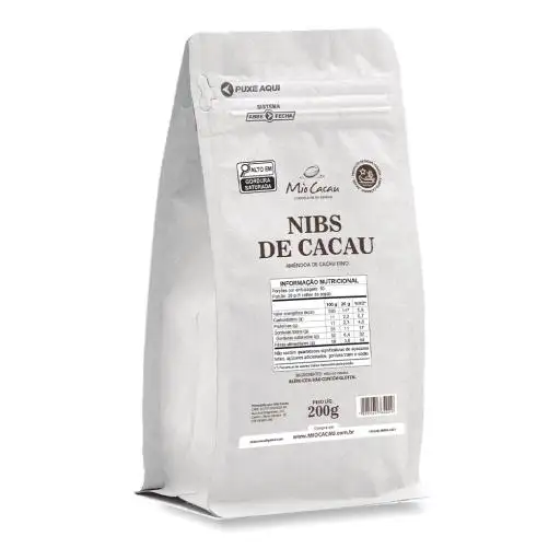 NIBS DE CACAU FINO - AMÊNDOA TORRADA E DESCANCADA - 200G